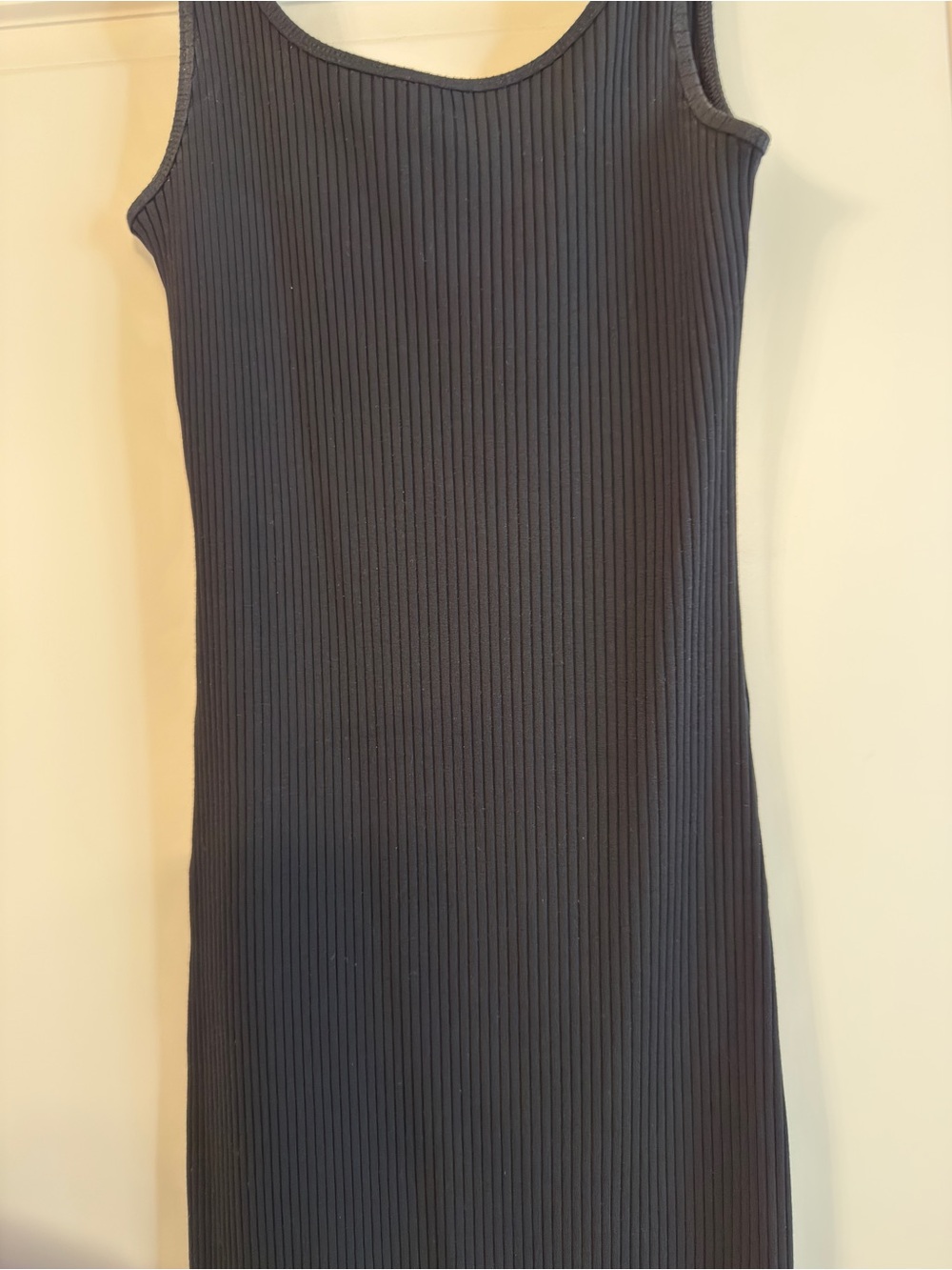 Wilfred Black Ribbed Dress